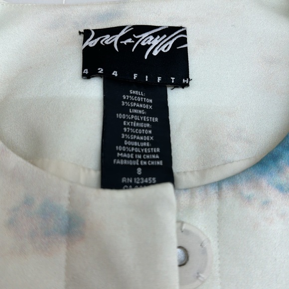 Brand New Lord & Taylor 424 Fifth Long Dress Jacket - Picture 3 of 6